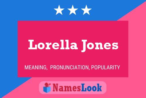 Постер имени Lorella Jones