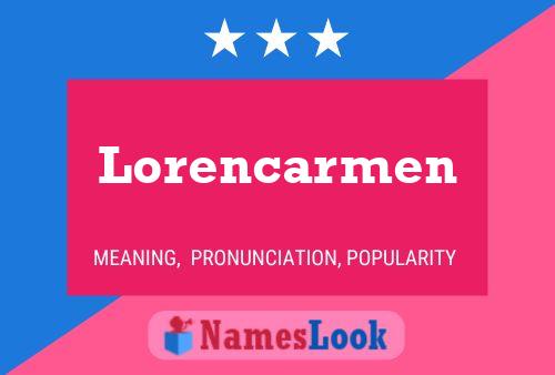 Постер имени Lorencarmen