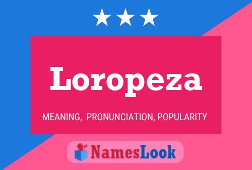 Постер имени Loropeza