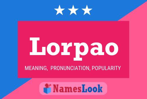 Постер имени Lorpao