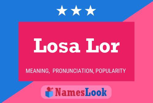 Постер имени Losa Lor