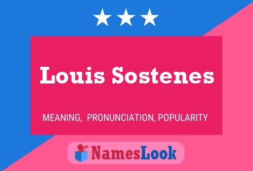 Постер имени Louis Sostenes