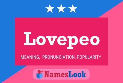 Постер имени Lovepeo