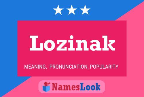 Постер имени Lozinak