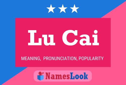 Постер имени Lu Cai