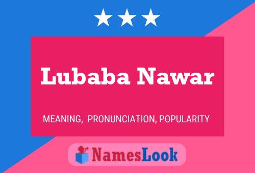 Постер имени Lubaba Nawar