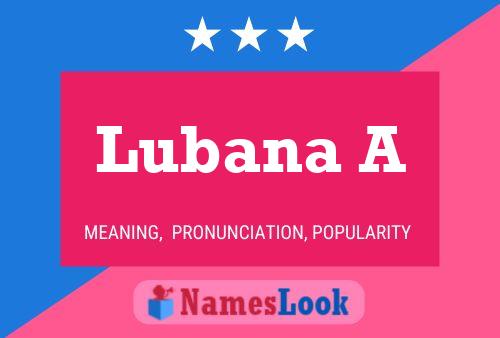 Постер имени Lubana A