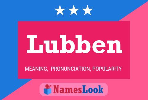 Постер имени Lubben