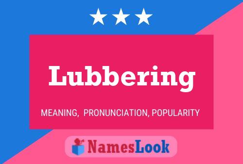 Постер имени Lubbering