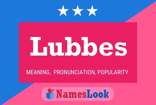 Постер имени Lubbes