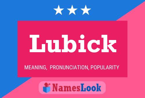 Постер имени Lubick