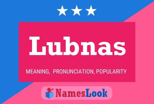 Постер имени Lubnas