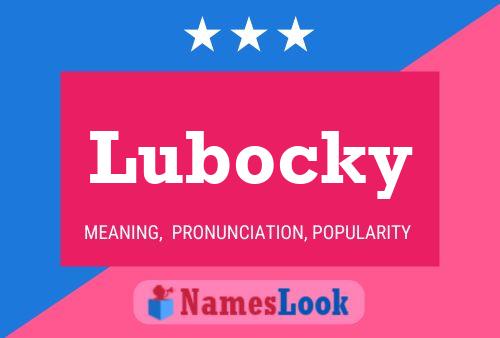 Постер имени Lubocky