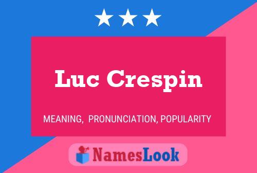 Постер имени Luc Crespin