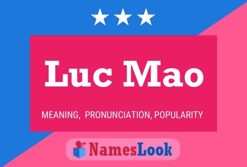 Постер имени Luc Mao