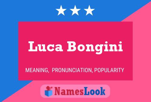 Постер имени Luca Bongini