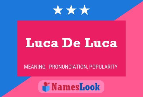 Постер имени Luca De Luca