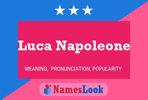 Постер имени Luca Napoleone