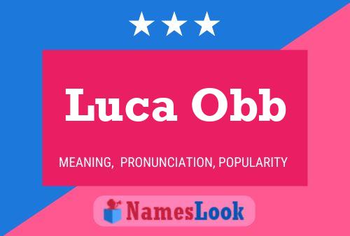 Постер имени Luca Obb