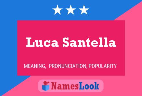 Постер имени Luca Santella