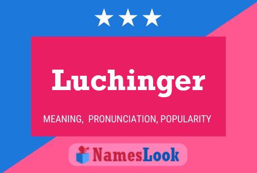 Постер имени Luchinger