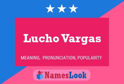 Постер имени Lucho Vargas