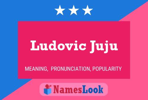 Постер имени Ludovic Juju