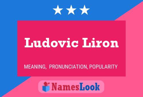 Постер имени Ludovic Liron