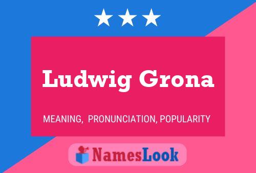 Постер имени Ludwig Grona