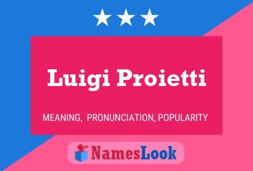 Постер имени Luigi Proietti