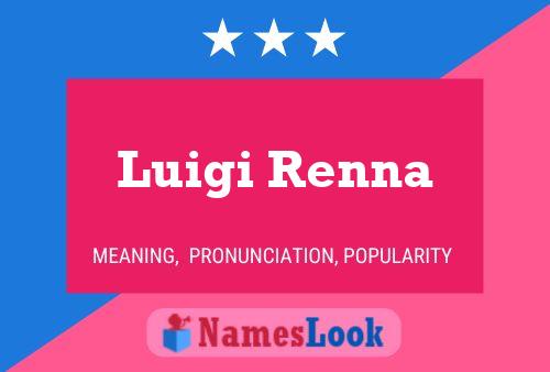 Постер имени Luigi Renna