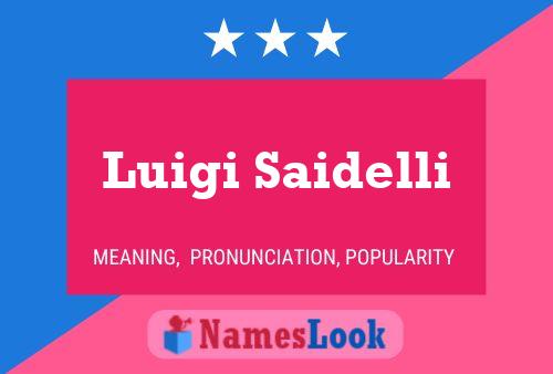 Постер имени Luigi Saidelli