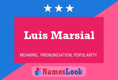 Постер имени Luis Marsial