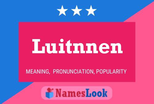 Постер имени Luitnnen