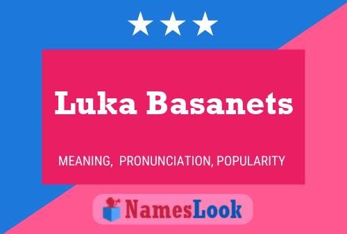 Постер имени Luka Basanets