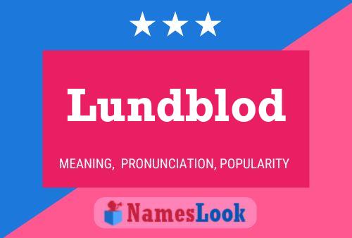 Постер имени Lundblod