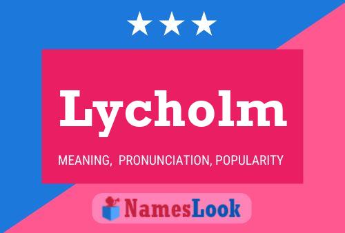 Постер имени Lycholm