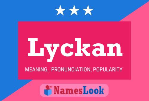 Постер имени Lyckan