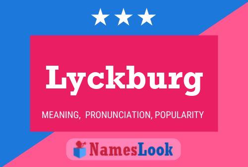 Постер имени Lyckburg