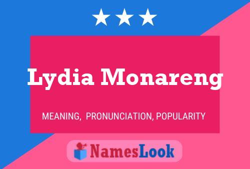 Постер имени Lydia Monareng