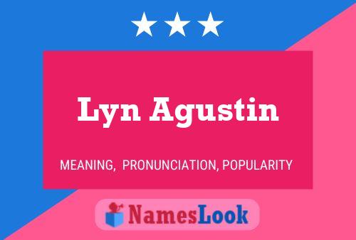 Постер имени Lyn Agustin