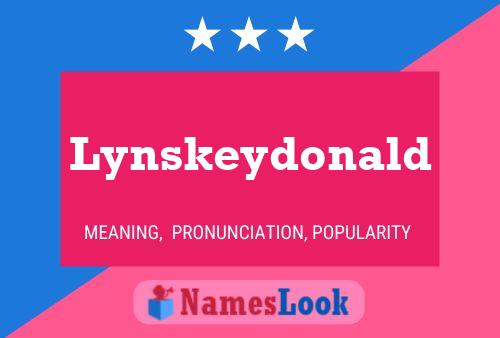 Постер имени Lynskeydonald