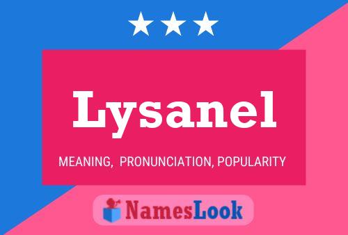 Постер имени Lysanel