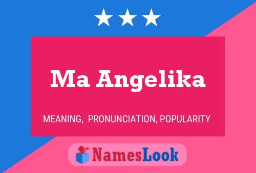 Постер имени Ma Angelika