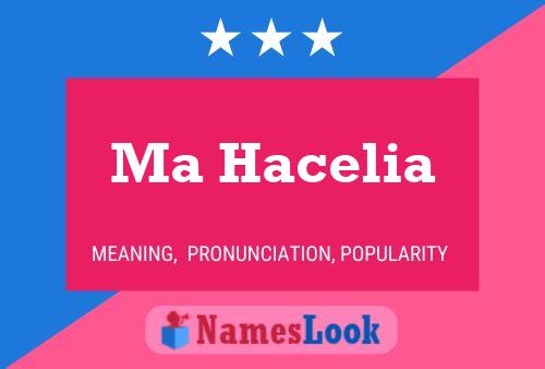 Постер имени Ma Hacelia