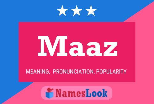 Постер имени Maaz