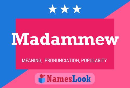 Постер имени Madammew