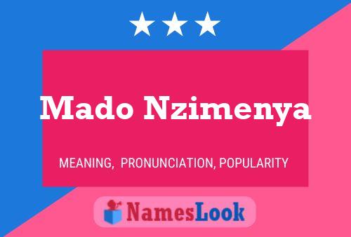 Постер имени Mado Nzimenya