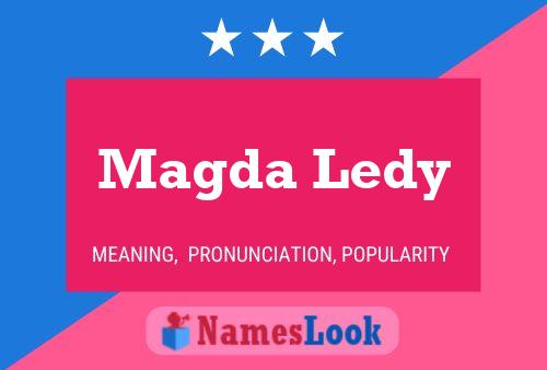 Постер имени Magda Ledy