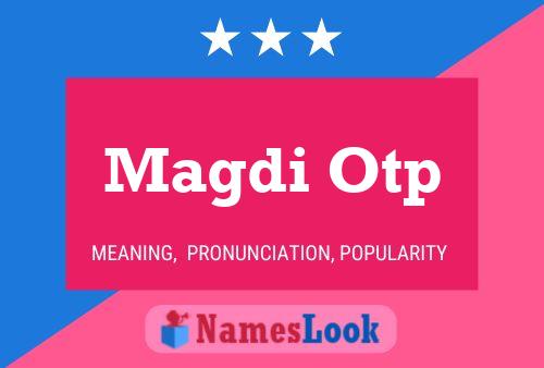 Постер имени Magdi Otp